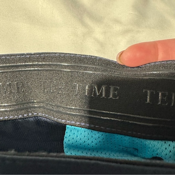 Tee Time Golf Shorts Navy Blue with White Golfer Dots Size 34 - Picture 7 of 11